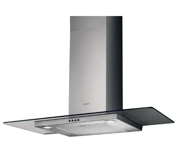 Okapy kuchenne - Elica Flat Glass IX/A/90 Srebrny