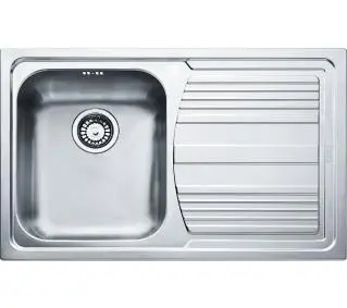 Franke Logica Line LLL 611 Komora z lewej strony Stalowy Srebrny - DRUGI -30%, ALBO 5-TY ZA 1ZŁ - Kup na Raty - RRSO 0%