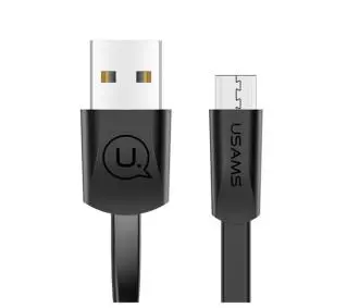USAMS płaski U2 microUSB US-SJ201 Czarny