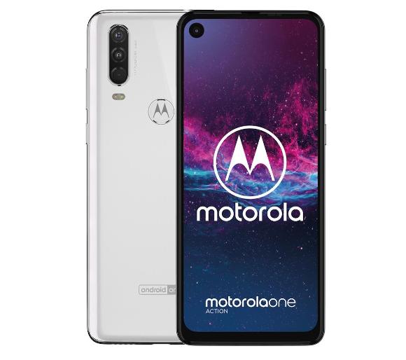 smartfon Motorola One Action 4/128GB (biały)