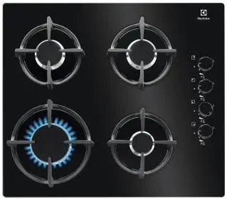 Electrolux 600 Gas on Glass EGG6407K 59cm - Kup na Raty - RRSO 0%