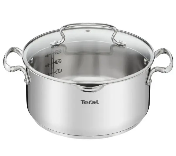 Garnki - Tefal Duetto+ G7194655 Indukcja Stal nierdzewna 5l