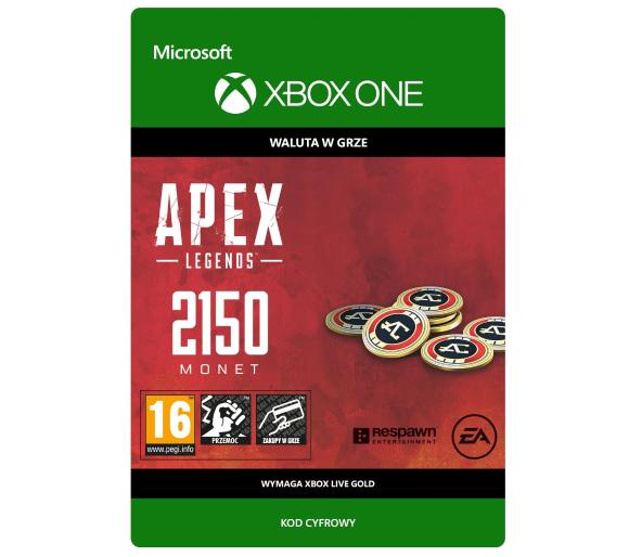 kod aktywacyjny Apex Legends - 2150 monet [kod aktywacyjny] Xbox One