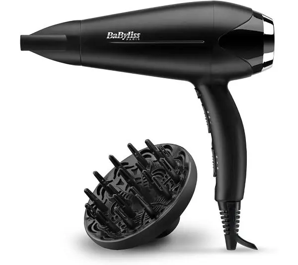 BaByliss Turbo Smooth 2200 D572DE Jonizacja Dyfuzor Zimny nawiew 2200W 2 prędkości 3 temperatury - ⚡ BESTSELLERY ⚡