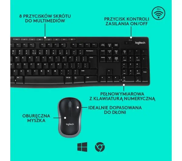 Logitech MK270 Czarny