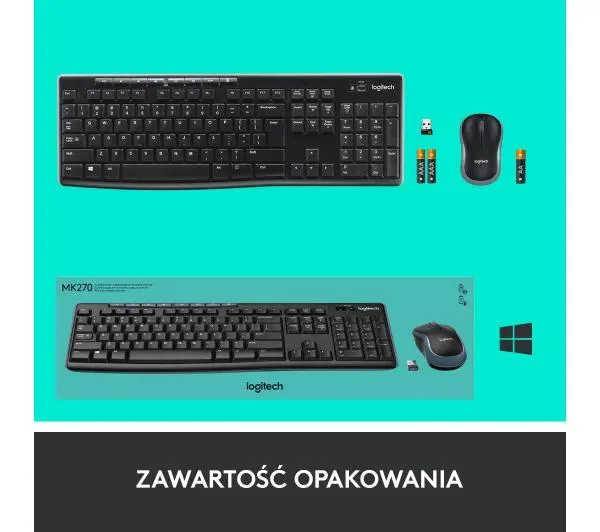 Logitech MK270 Czarny