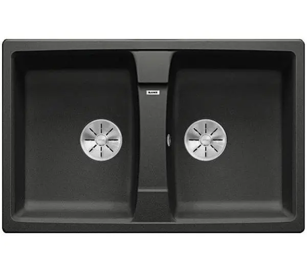 Zlewozmywaki kuchenne - Blanco LEXA 8 524960 Granitowy Antracyt