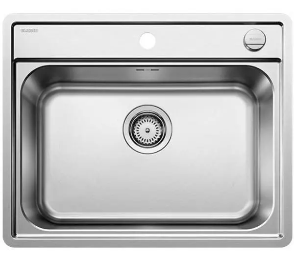 Zlewozmywaki kuchenne - Blanco LEMIS 6-IF 525109 Stalowy Srebrny