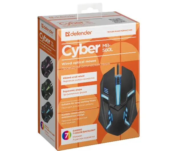 Defender Cyber MB-560L Czarny