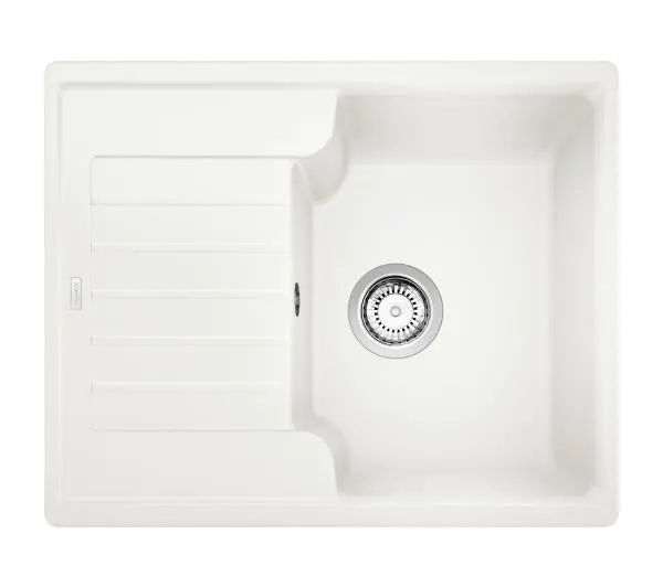 Zlewozmywaki kuchenne - Blanco ZIA 40 S 516922 Granitowy Biały