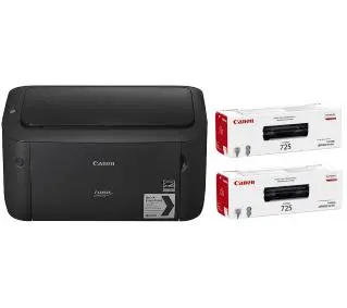 Canon i-SENSYS LBP6030B + 2 x CRG725 Czarny - Kup na Raty - RRSO 0%