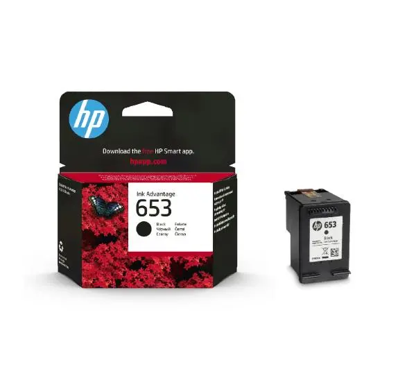 HP 3YM75AE nr 653  Czarny 6 ml