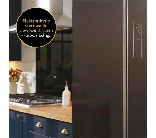 Haier Seria 7 HB18FGSAAA Pełny No Frost 190cm Szuflada z kontrolą wilgotności Tytanowy - DRUGI -30%, ALBO 5-TY ZA 1ZŁ - Kup na Raty - RRSO 0%