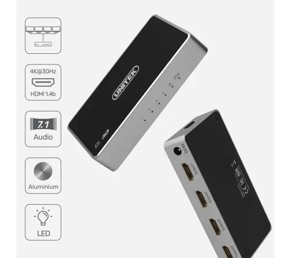 Unitek V1109A Czarny