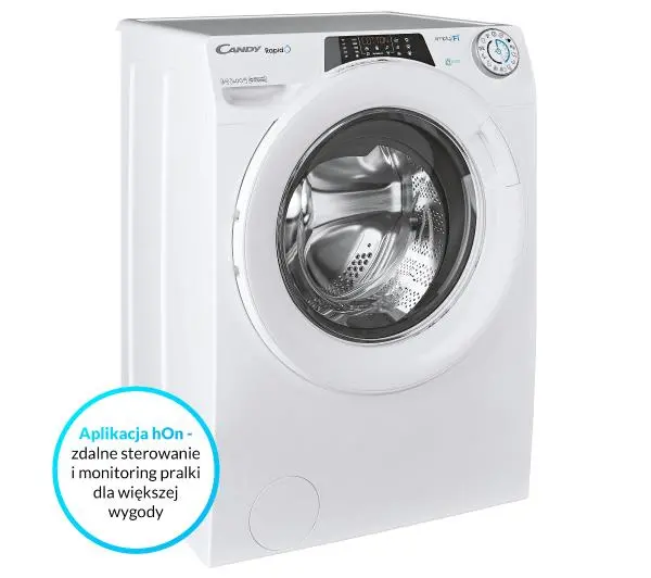 Candy RapidO RO 1486DWMT/1-S Slim 8kg 1400obr/min Zdalne sterowanie - DRUGI -30%, ALBO 5-TY ZA 1ZŁ - Kup na Raty - RRSO 0%