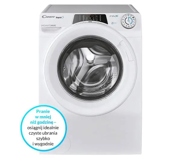 Candy RapidO RO 1486DWMT/1-S Slim 8kg 1400obr/min Zdalne sterowanie - DRUGI -30%, ALBO 5-TY ZA 1ZŁ - Kup na Raty - RRSO 0%