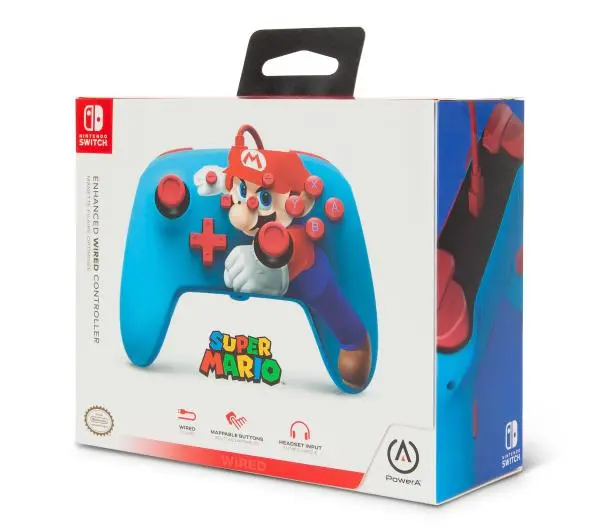 PowerA Enhanced Super Mario Punch do Nintendo Switch Przewodowy
