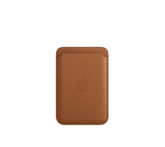 etui dedykowane Apple Leather Wallet MagSafe MHLT3ZM/A (naturalny brąz)