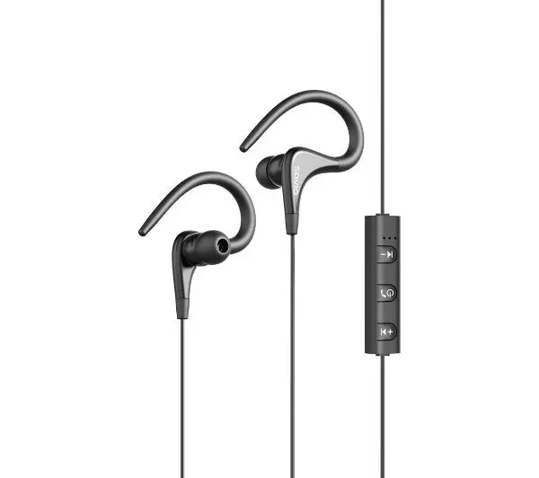 Savio WE-03 Dokanałowe Bluetooth 4.2 Czarny