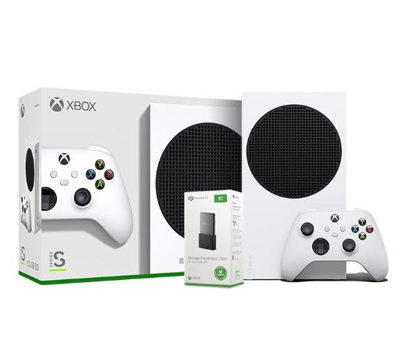 konsola Xbox Series S Xbox Series S + karta rozszerzeń Seagate Storage Expansion Card 1TB