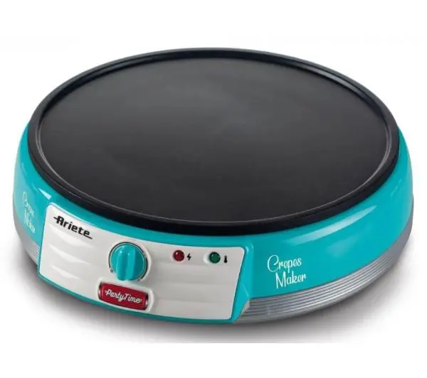 Gofrownice - Ariete Crepes Maker 202/1 Partytime 1000W Regulacja temperatury