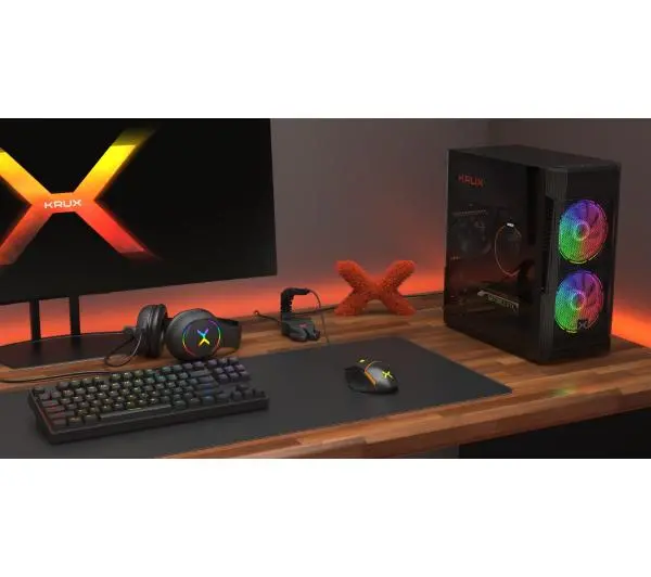 Krux Lunar ARGB 120mm Czarny
