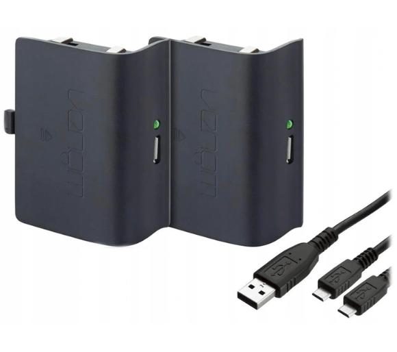 akumulator Venom VS2850 - 2 akumulatory do padów Xbox One + 2m kabel (czarny)