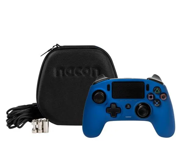 Nacon Revolution Pro Controller 3 do PS4 Przewodowy Niebieski - Kup na Raty - RRSO 0%