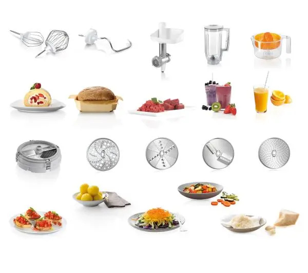 Bosch MUM58365 1000W Maszynka do mielenia Wyciskarka do cytrusów Rozdrabniacz Blender kielichowy - Kup na Raty - RRSO 0%