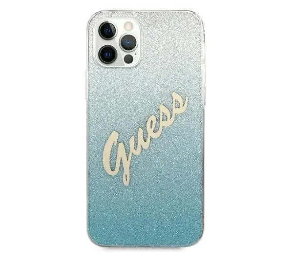 Guess Glitter Gradient Script GUHCP12MPCUGLSBL do iPhone 12/12 Pro