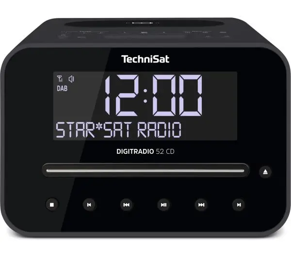 Фото - Радіоприймач / годинник TechniSat DigitRadio 52 CD Czarny 