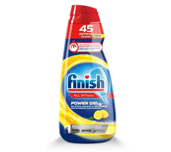 Żel do zmywarki FINISH All in 1 Max 900 ml Cytrynowy