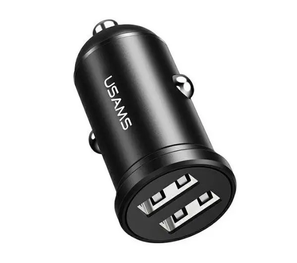 USAMS US-CC114 2x USB Czarny