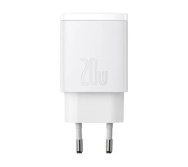 Baseus Compact Quick Charger Biały