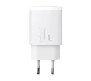 Baseus Compact Quick Charger Biały