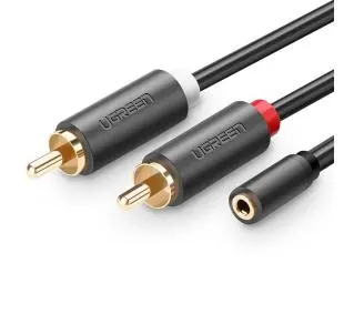 UGREEN AV102 0,25m Czarny