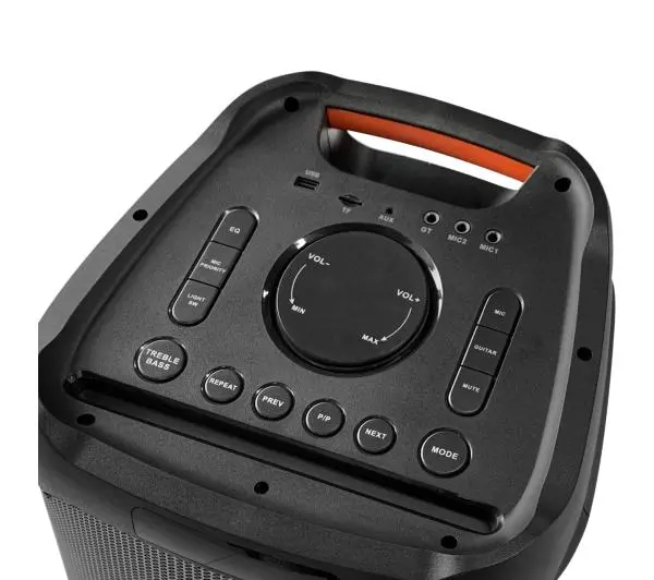 Blaupunkt PartyBox PB10DB 80W Bluetooth Radio FM Mikrofon Karaoke Czarny - Kup na Raty - RRSO 0%