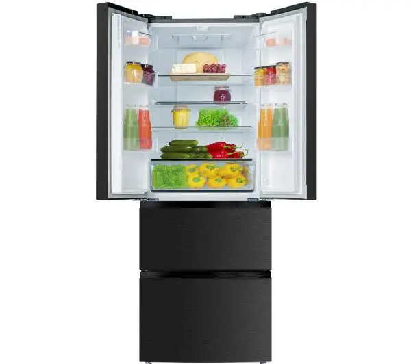 Amica FY3269.6DFBX Pełny No Frost 180,3cm Czarny Inox - DRUGI -30%, ALBO 5-TY ZA 1ZŁ - Kup na Raty - RRSO 0%