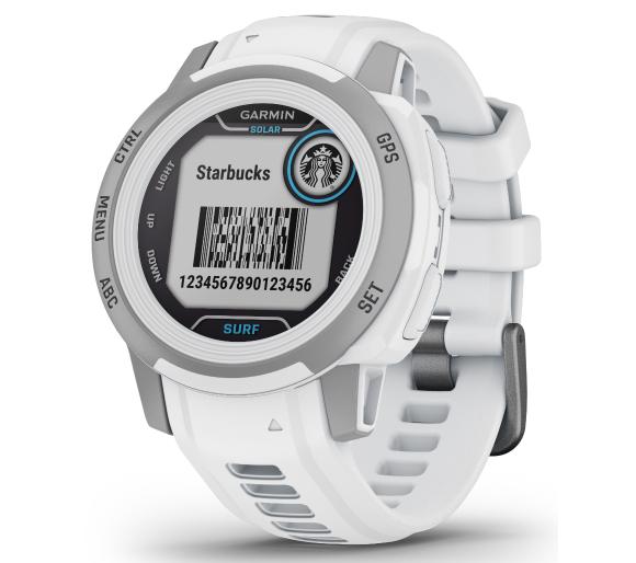Smartwatch Garmin Instinct 2S Solar Surf (szaro-biały)