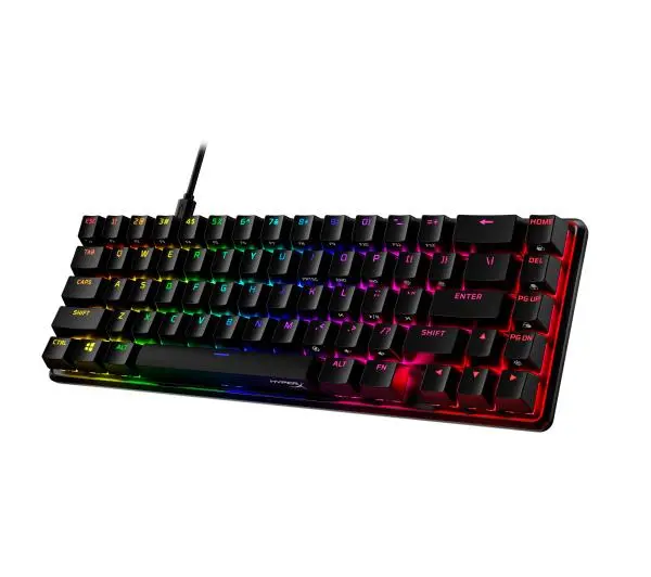 HyperX Alloy Origins 65 Red Switch Czarny