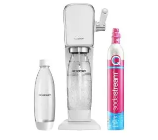 Sodastream ART Biały + Nabój z gazem CO2 - ⚡ EURO HIT CENOWY! ⚡ - Kup na Raty - RRSO 0%
