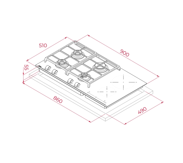 Teka JZC 96342 BBC BK (E4) 90cm - DRUGI -30%, ALBO 5-TY ZA 1ZŁ - Kup na Raty - RRSO 0%