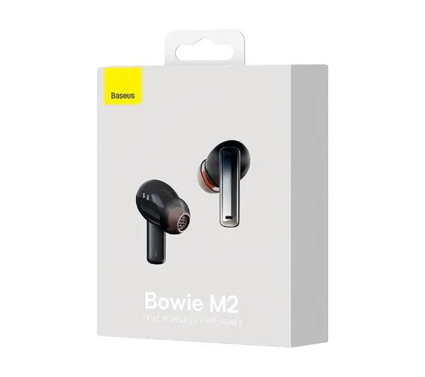 Baseus Bowie M2 Dokanałowe Bluetooth 5.2 Czarny