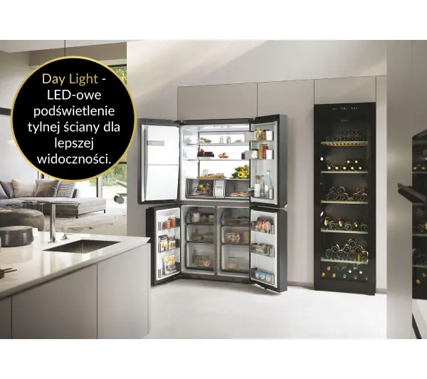 Haier Seria 7 HCR7918EIMB Pełny No Frost 177,5cm Dystrybutor wody Czarny Inox - DRUGI -30%, ALBO 5-TY ZA 1ZŁ - Kup na Raty - RRSO 0%