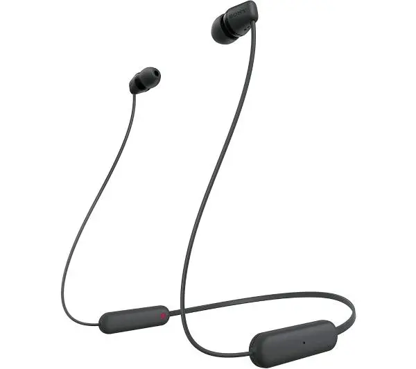 Sony WI-C100 Dokanałowe Bluetooth 5.0 Czarny