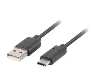 Lanberg USB do USB-C QC3,0 0,5m Czarny