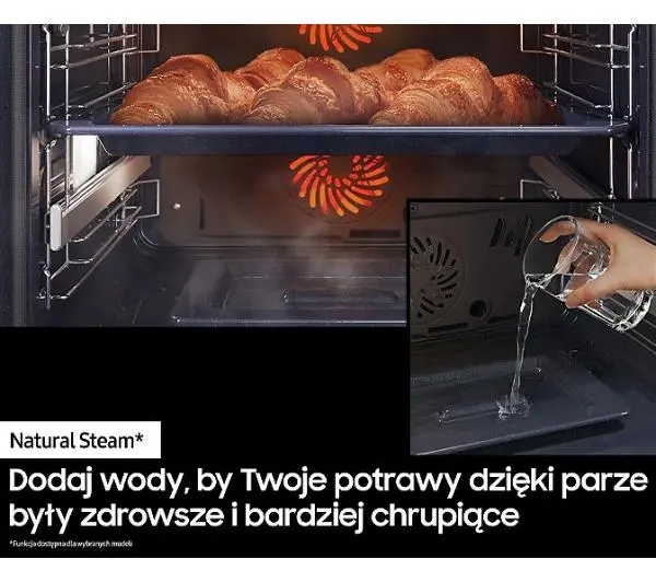 Samsung NV7B44207AK Dual Cook Termoobieg Zdalne sterowanie Czarny - Kup na Raty - RRSO 0%