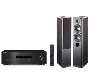 Yamaha R-S202D Czarny, Indiana Line Nota 550 X Czarny dąb - Kup na Raty - RRSO 0%