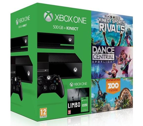 sufficient tack Sacrifice Xbox One 500GB + Kinect + Sports Rivals + Dance Central + Zoo Tycoon +  Limbo w Sklepie RTV EURO AGD