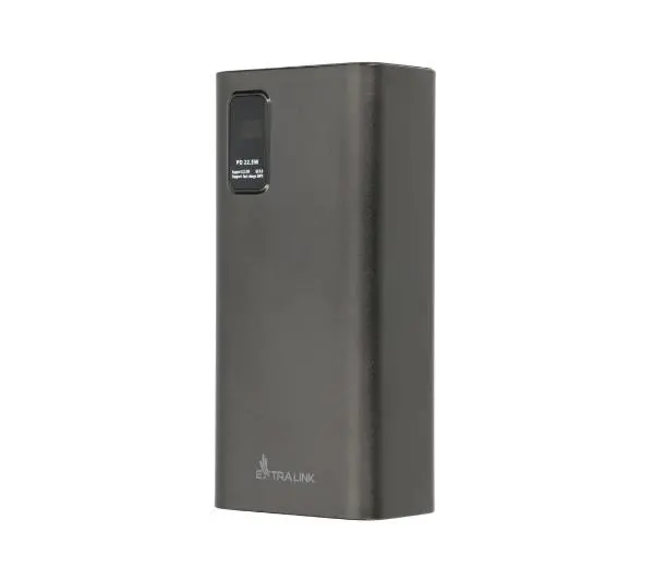Extralink EPB-069B 30000mAh Fast Charging USB-C 22,5W Czarny